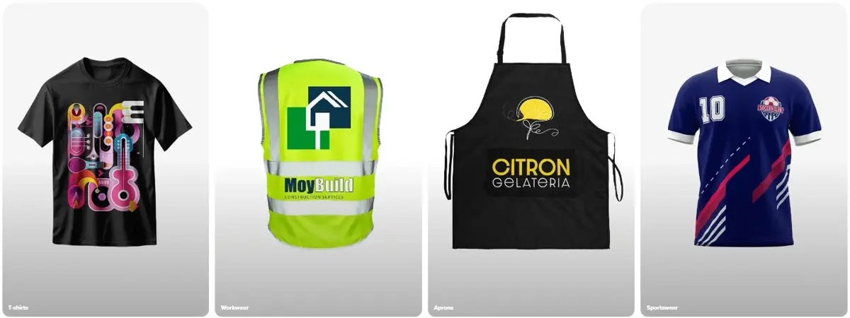 Aplicatii DTF pe tricouri workwear sorturi si echipamente sportive personalizate