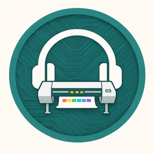 Copertă audio Verla Academy – Imprimantă Roland în rate, 23 euro pe zi, Casco inclus.