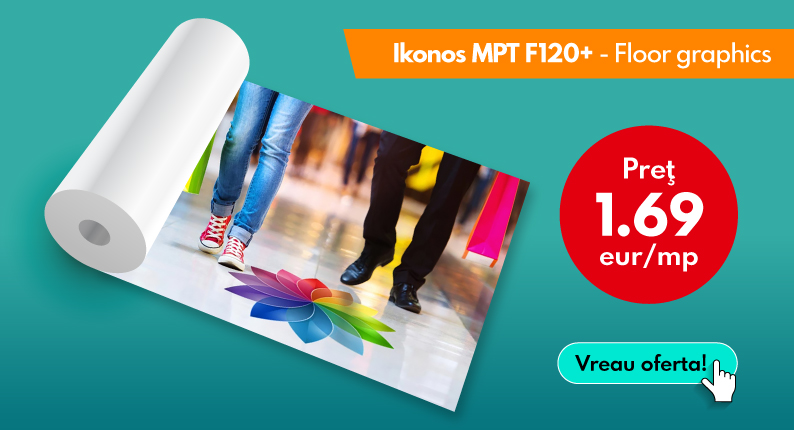 Folie laminare antiderapantă floor graphics Ikonos MPT F120+