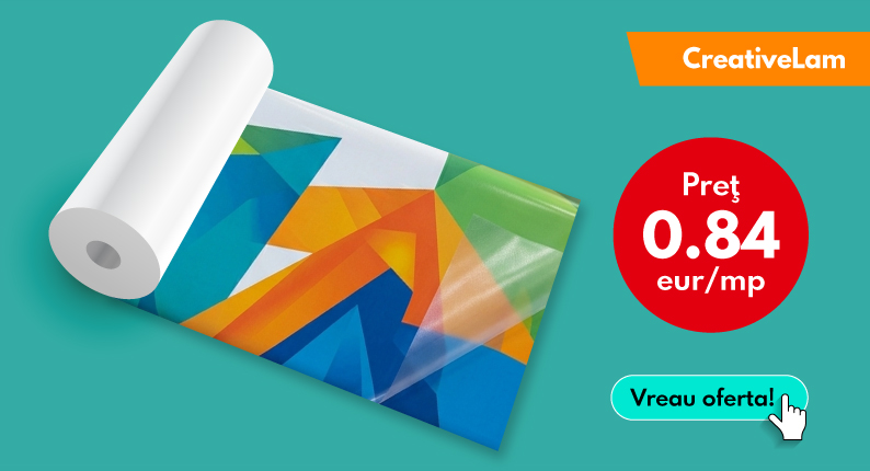 Folie laminare mată CreativeLam 80 microni preț promoțional