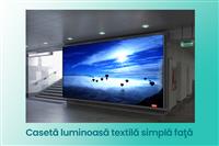 Caseta luminoasa textila simpla fata