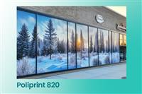 PoliPrint 820 folie alba lucioasa adeziv permanent gri