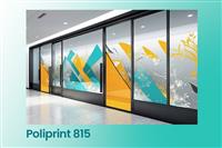 PoliPrint 815 folie transparenta mata adeziv permanent