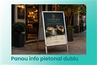 Panou Info pietonal dublu CB1/CB2