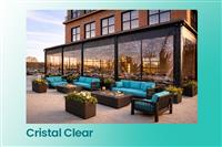 Folie Cristal transparenta pentru terase 0.8 mm