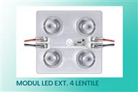 Modul LED 4 lentile 1.44W