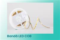 Banda LED COB 6W/m 400 LED/m 12V interior