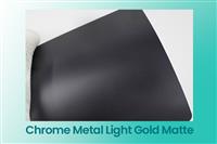 PPF Carlas Chrome Metal Light Gold Matte – folie PPF colorată