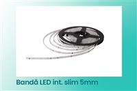 Banda LED Slim 5.5W/m 60 LED/m 12V interior