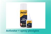 Adeziv plexiglas set activator + spray